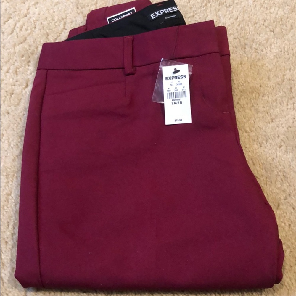 NWT Express Columnist Barely Boot Dress Pants